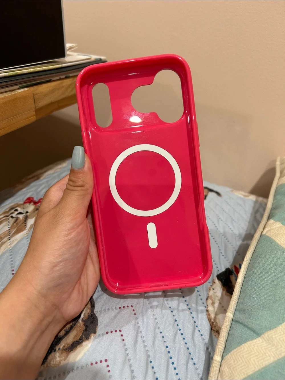 Kate Spade Pink & Coral Striped Phone Case